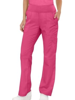 Purple Label Yoga Pink Scrub Pants